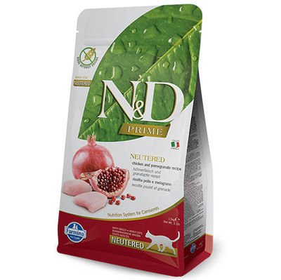 ND Prime Tahılsız Tavuk Nar Kısırlaştırılmış Kedi Maması 5 Kg