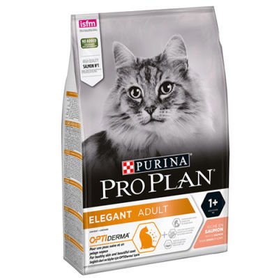 Pro Plan Elegant Hassas Deri Somonlu Kedi Maması 3 Kg