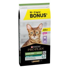 Pro Plan Sterilised Hindili ve Tavuklu 10 kg + 2 kg Yetişkin Kedi Maması