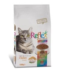 Reflex Renkli Taneli Tavuk Etli Kedi Maması 1,5 Kg