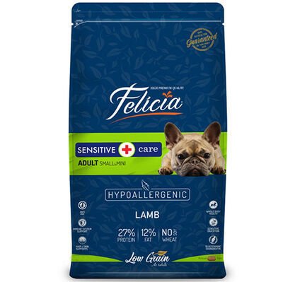 Felicia Düşük Tahıllı Kuzu Etli Küçük ve Orta Irk Köpek Maması 3 Kg