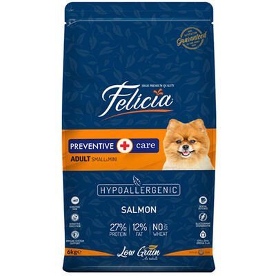 Felicia Düşük Tahıllı Somonlu Küçük Irk Köpek Maması 6 Kg