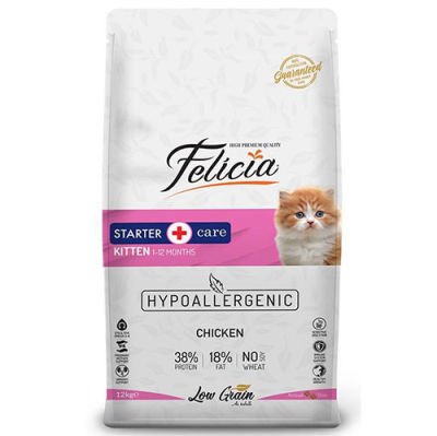 Felicia Kitten Düşük Tahıllı Tavuk ve Hamsi Yavru Kedi Maması 12 Kg
