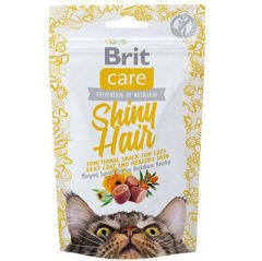 Brit Care Shiny Hair Tüy Sağlığı Kedi Ödülü 50 Gr