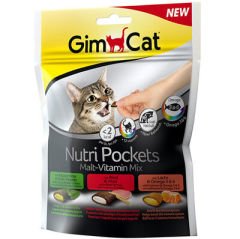 Gimcat Nutripockets Malt / Multivitamin Mix Kedi Ödülü 150 Gr
