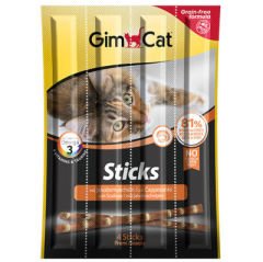 Gimcat Tahılsız Deniz Tarağı Kedi Ödül Çubukları 4 Parça (20 Gr)