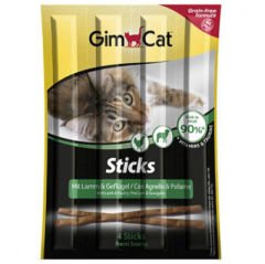 Gimcat Tahılsız Kuzu ve Tavuklu Kedi Ödül Çubukları 4 Parça (20 Gr)