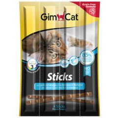 Gimcat Tahılsız Somon ve Atlantik Morina Balıklı Kedi Ödül Çubukları 4 Parça (20 Gr)