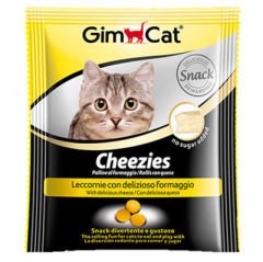 Gimcat Cheezies Peynirli Kedi Ödül Tableti 10 Gr