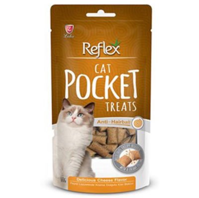 Reflex Pocket Anti Hairball Tüy Yumağı Kontrol Kedi Ödülü 60 Gr