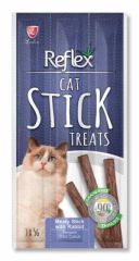 Reflex Cat Stick Tavşan Etli Tahılsız Kedi Ödül Çubukları 5 Gr x 3 Stick