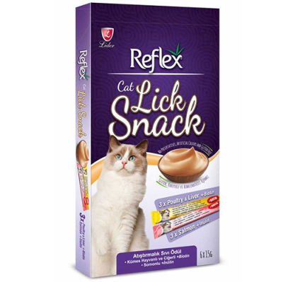 Reflex Lick Snack Atıştırmalık Kedi Sıvı Ödülü 6 x 15 Gr - 90 Gr