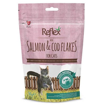 Reflex Somon ve Morina Balıklı Mini Pul Kedi Ödülü 50 Gr