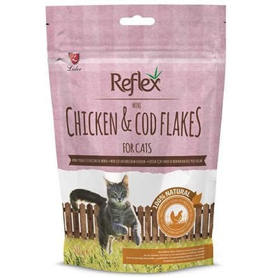 Reflex Tavuk ve Morina Balıklı Mini Pul Kedi Ödülü 50 Gr