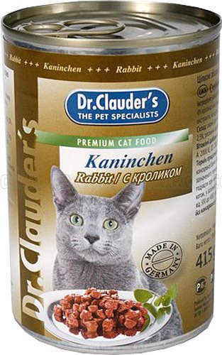 Dr. Clauders Kaninchen Tavşanlı Kedi Konservesi 415 Gr