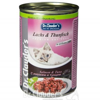 Dr. Clauders Lachs & Thunfisch Balıklı Kedi Yaş Maması 415 Gr