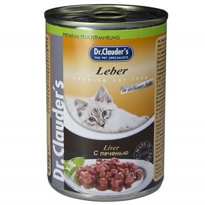 Dr. Clauders Leber Ciğerli Kedi Konservesi 415 Gr