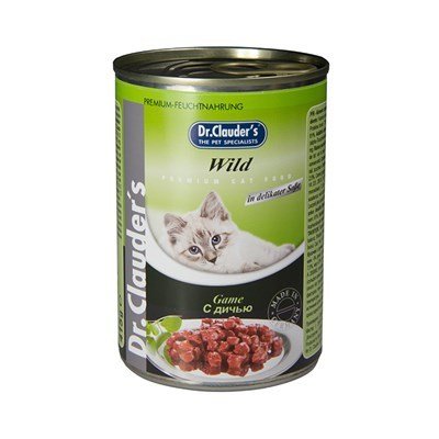 Dr. Clauders Wild Av Hayvanlı Kedi Konservesi 415 Gr