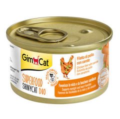 GimCat Superfood Shinycat Fileto Tavuk ve Havuçlu Kedi Konservesi 70 Gr