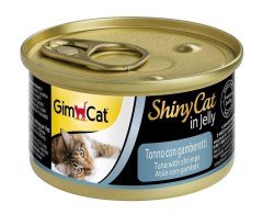 GimCat ShinyCat Ton Balıklı & Karides Jöleli Kedi Konservesi 70 Gr