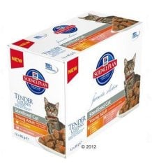Hills Tender In Gravy Tavuklu Kısırlaştırılmış Kedi Yaş Maması 85 Gr - (12 Adet)