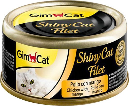 GimCat ShinyCat Tavuk Kıyılmış Fileto Kedi Konservesi 70 Gr