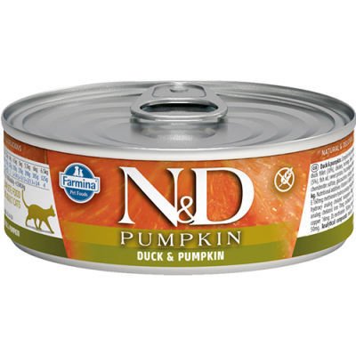 ND 2093 Pumpkin Balkabaklı ve Ördek Etli Kedi Konservesi 80 Gr