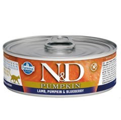 ND 2109 Pumpkin Balkabak ve Kuzu Etli Kedi Konservesi 80 Gr